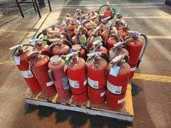 Bid x 34 Fire Extinguishers