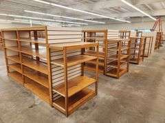 Bid is X 4 Retail Display Shelving Racks