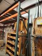 Bid x 2 Sections of Pallet Rack Back wall Warehouse of Factory Outlet