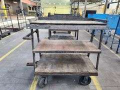 53” X 30” X 52” 3-Tier Rolling Cart