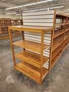 Bid is X 3 Retail Display Shelving Racks