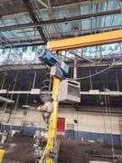 1/4 Ton Jib Crane w/ DEMAG Electric Hoist – Mounted – See Images