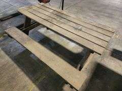 71 Long Wood Picnic Table