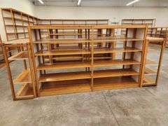 Bid is X 3 Retail Display Shelving Racks