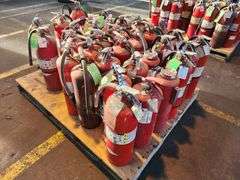 Bid x 34 Fire Extinguishers