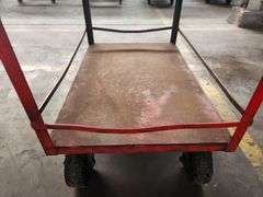 40” X 27” X 39”  Metal 2-Tier Rolling Carts
