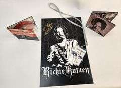 Richie Kotzen Fan Bundle – Signed Poster, Signed CDs, & VIP Badge