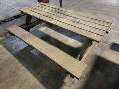 71 Long Wood Picnic Table
