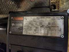 HYSTER 4,500 lb Electric Forklift – Model E45XM – 36 Volt – NO BATTERY
