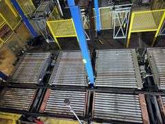 ALVEY 800 PALLETIZING SYSTEM w/ ROBOTIC PALLETIZER & CONVEYORS – (5 STATION LINE)