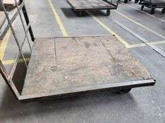 68” X 52” X 60” Steel Frame Wooden Deck Platform Dolly