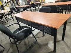 Office Training Desk – 71" x 23.5" x 28.5" with (2) Chairs Included