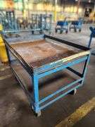 40” X 30” X 36” Metal 2-Tier Rolling Cart