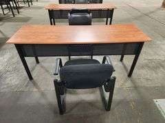 Office Training Desk – 71" x 23.5" x 28.5" with (2) Chairs Included