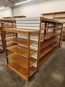Bid is X 3 Retail Display Shelving Racks