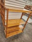 Bid is X 4 Retail Display Shelving Racks