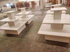 Bid is X 5 Retail Display Tables