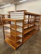 Bid is X 3 Retail Display Shelving Racks