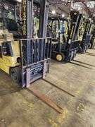 HYSTER 3,200 lb Electric Forklift – Model E40X2 – w/ Side Shift – NO BATTERY