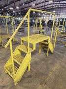 Heavy-Duty Industrial Step Platform Ladder