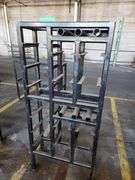 29" x 10" x 64" Steel Tool Rack Station