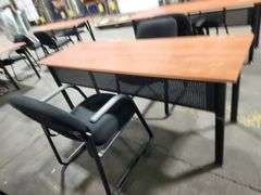 Office Training Desk – 71" x 23.5" x 28.5" with (2) Chairs Included