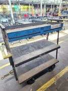 51” X 22” X 54” 3-Tier Rolling Cart