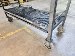 72” X 26” X 66” 3- Tier Rolling Cart