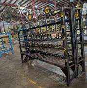 Industrial Parts Shelving Rack With Fan