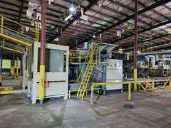 ALVEY 800 PALLETIZING SYSTEM w/ ROBOTIC PALLETIZER & CONVEYORS – (5 STATION LINE)