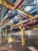 DEMAG Hanging Gantry Rail System w/ 550 lb Electric Hoist – 3 Beam Track Assembly Only