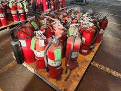 Bid x 34 Fire Extinguishers