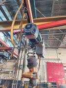 DEMAG Hanging Gantry Rail System w/ 550 lb Electric Hoist – 3 Beam Track Assembly Only