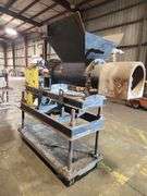 Industrial Auger Mixer with Hopper – Mobile Unit on Casters