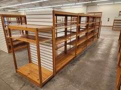 Bid is X 4 Retail Display Shelving Racks