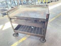 40” X 30” X 37” 2-Tier Rolling Cart