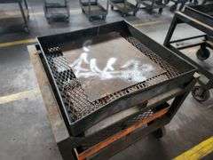 36” X 32” X 36” Metal 2-Tier Rolling Carts