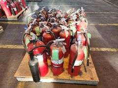 Bid x 34 Fire Extinguishers