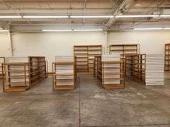 Bid is X 4 Retail Display Shelving Racks