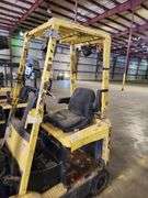 HYSTER 4,500 lb Electric Forklift – Model E45XM2-27 – 189" Lift Height – NO BATTERY