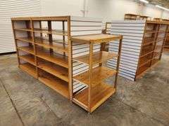 Bid is X 3 Retail Display Shelving Racks
