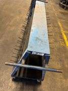 Heavy-Duty Industrial Steel Rod Rack on Casters – Shop Storage or Decor Statement Piece