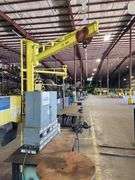 BADASS WELDING WORKSTATION SETUP – ROTARY TABLE, TOOL STORAGE, BUILT-IN AIR TANK + ½ TON JIB CRANE!