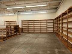 Bid is X 4 Sections Shelving Racks 49”X 18”
