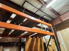 Bid x 2 Sections of Pallet Rack Back wall Warehouse of Factory Outlet