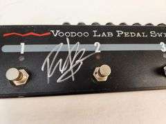 Richie Kotzen Signed Voodoo Lab Pedal Switcher – Stage/Studio Used