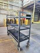 72” X 26” X 66” 3- Tier Rolling Cart