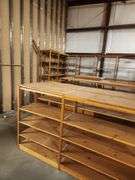 All Shelving, Fixtires, Displays and File Cabinet in Storage Area Factory Outlet Store