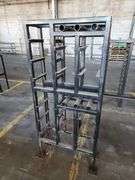 29" x 10" x 64" Steel Tool Rack Station