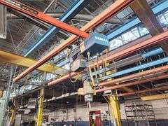 DEMAG Hanging Gantry Rail System w/ 550 lb Electric Hoist – 3 Beam Track Assembly Only